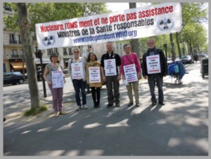 Mahnwache vor dem Gesundheitsministerium in Paris – April 2015