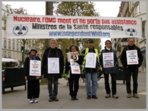 Mahnwache vor dem Gesundheitsministerium in Paris – Oktober 2016