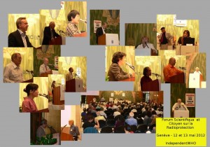 Forum Scientifique et Citoyen sur la Radioprotection : de Tchernobyl à Fukushima - 12 mai 2012 à Genève