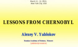 Les leçons de Tchernobyl - Alexei Yablokov au symposium de New York en mars 2013